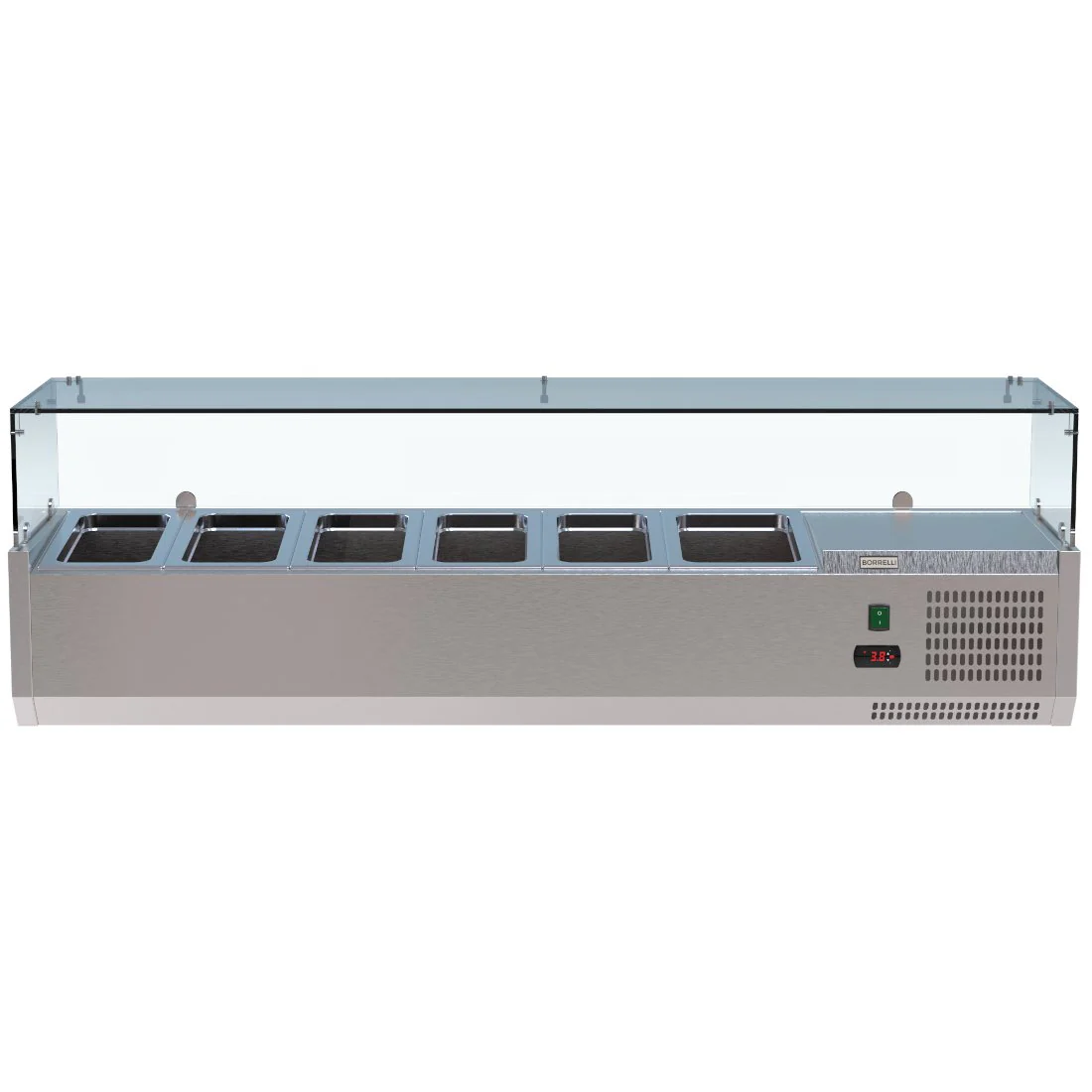 VRX Glass Top Prep Servery